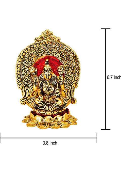 Flukyco Decorative Showpiece - 17 Cm(Brass Gold)