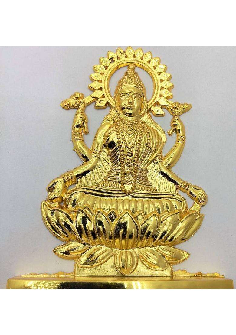 Flukyco Decorative Showpiece - 10.16 Cm(Brass Gold) - Indya