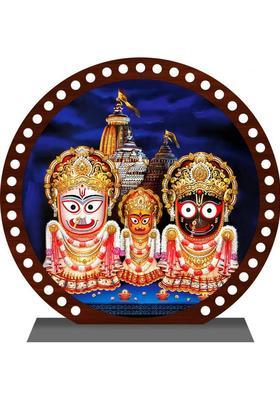 Autoeasy Jagannath Idol For Car Dashboard/ Home/ Pooja/ Office/ Study Table/ Decoration Decorative Showpiece - 7.5 Cm(Plastic Multicolor)