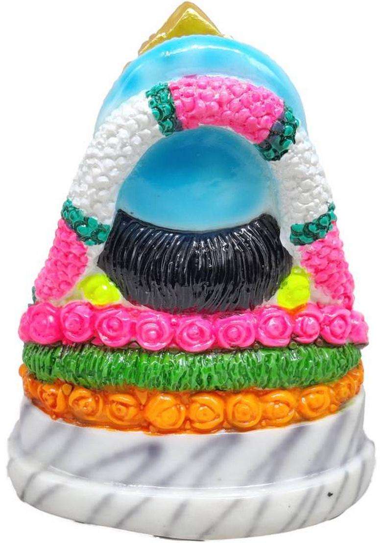 G Looks Khatu Shyam Marble Dust Statue/ Shyam Baba Statue For Home Temple 5.5 Inch Decorative Showpiece - 14 Cm(Polyresin Multicolor) - Indya