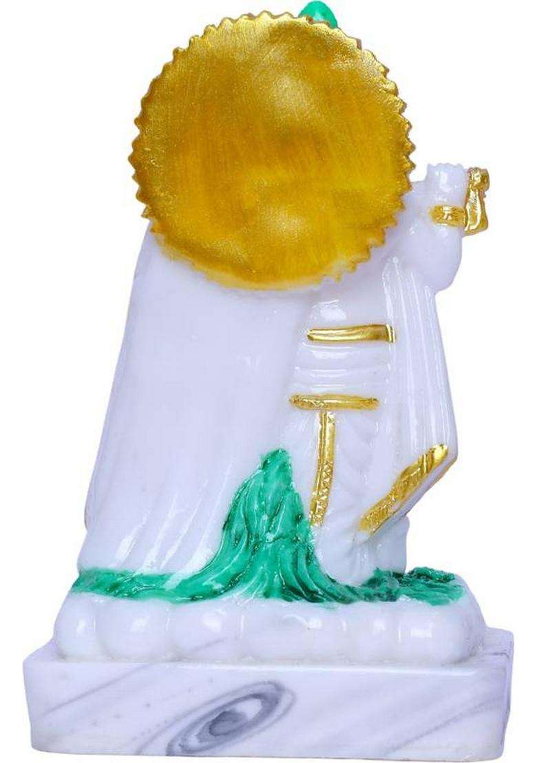 Flipkart Smartbuy Radha Krishna Idol Statue Home Dcor Items Decorative Showpiece - 14 Cm(Marble Red) - Indya