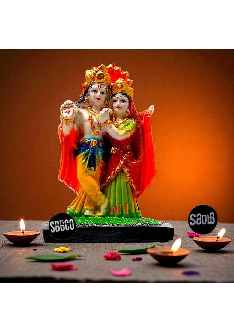 Sbbco Decorative Showpiece - 12 Cm(Polyresin Multicolor) - Indya