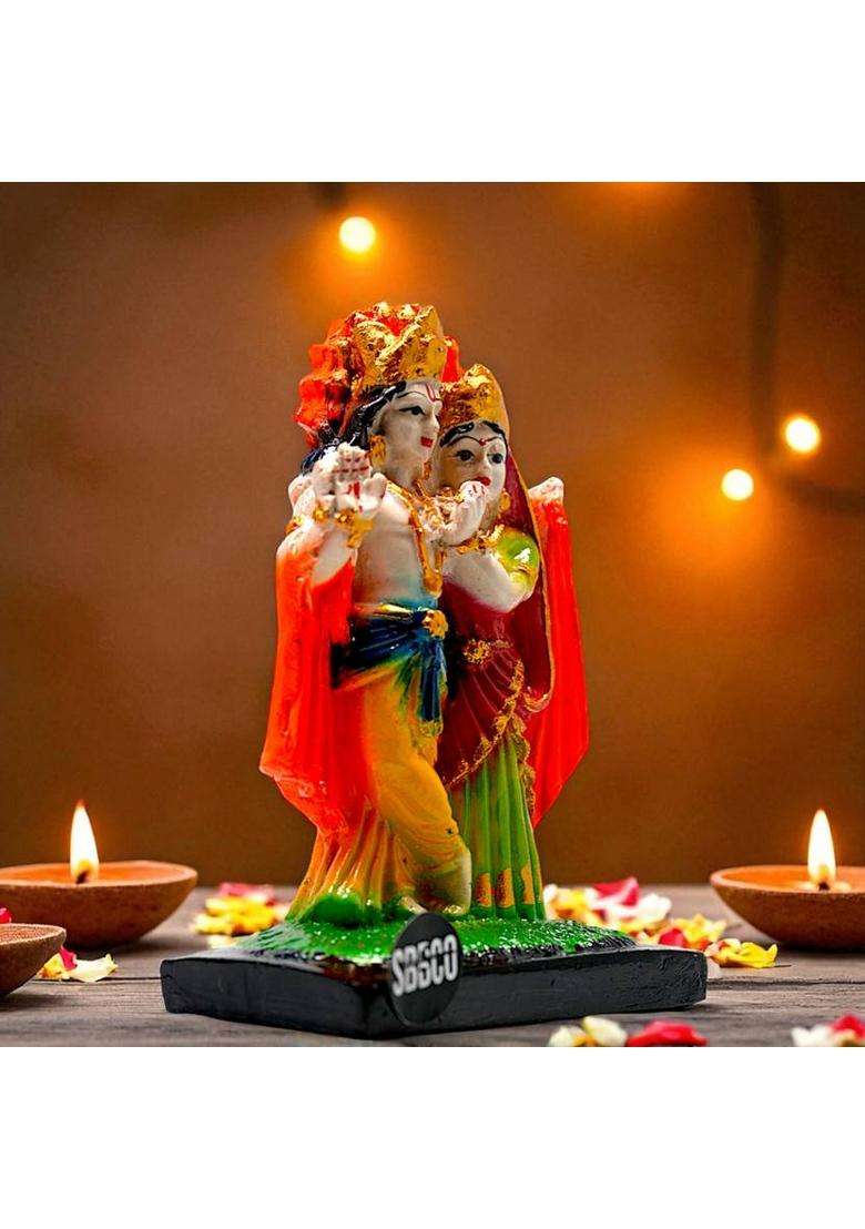 Sbbco Decorative Showpiece - 12 Cm(Polyresin Multicolor) - Indya