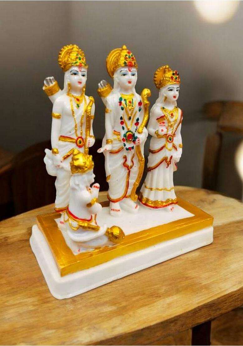 Nayra Handicrafts Ramdarbar Divine Decorative Showpiece - 24 Cm(Marble Multicolor) - Indya