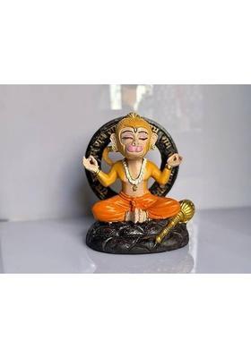 Smrkfabtex Bal Hanuman Ji Decorative Showpiece - 12 Cm(Resin Multicolor)
