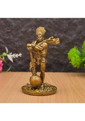 Astro Crafts Hanuman Ji Resin Murti Idol For Home Decor And Gifts Office Puja Room Decorative Showpiece - 10.2 Cm(Resin Multicolor)