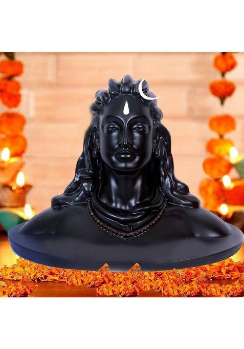 Flukyco Decorative Showpiece - 9 Cm(Polyresin Black)