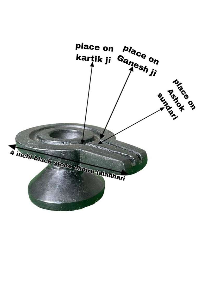 Pujara Shivling Art Narmadeshwar Shivling Original/Shivling Original For Home Puja Fullset Decorative Showpiece - 3 Cm(Stone Multicolor) - Indya