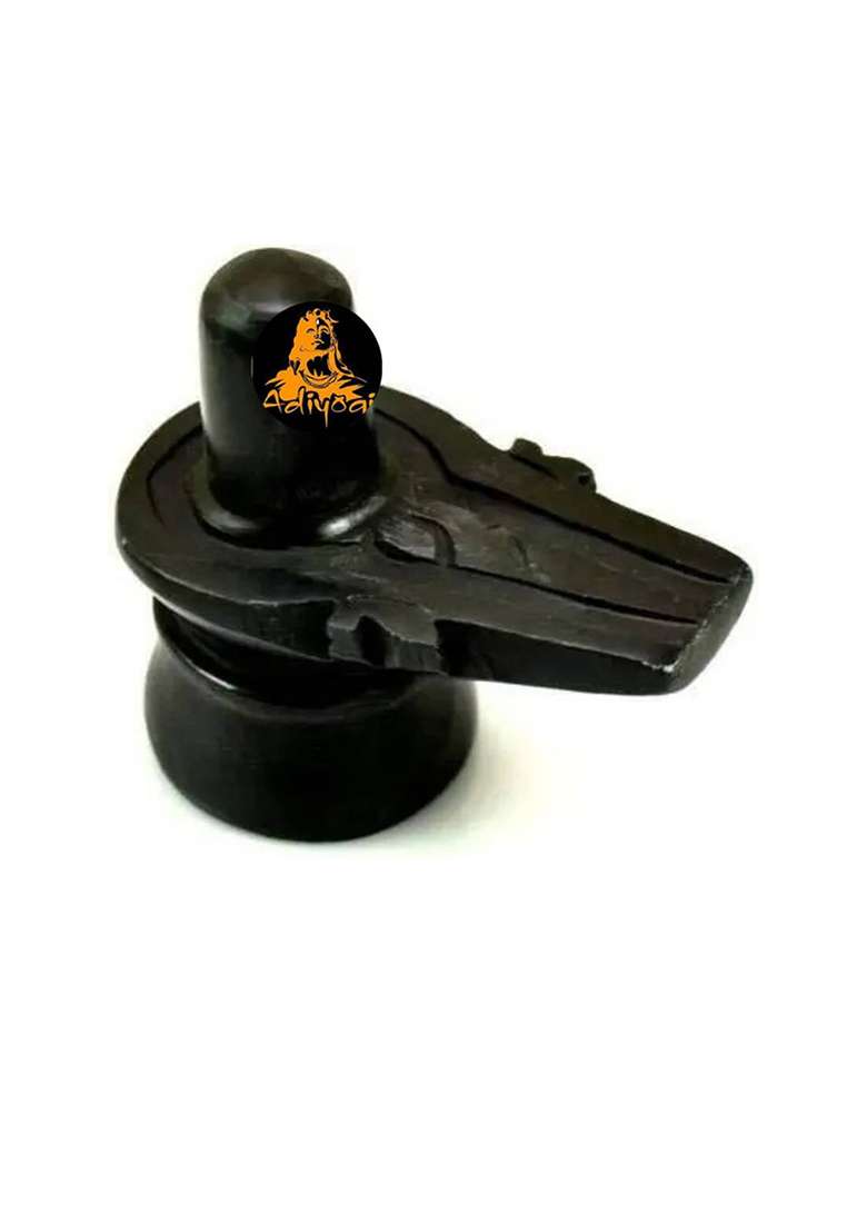 Adiyogi Shivling For Puja Shivling Abhishekam Water Stand Jaladhari Lingam Plate Set D Decorative Showpiece - 12 Cm(Brass Yellow) - Indya