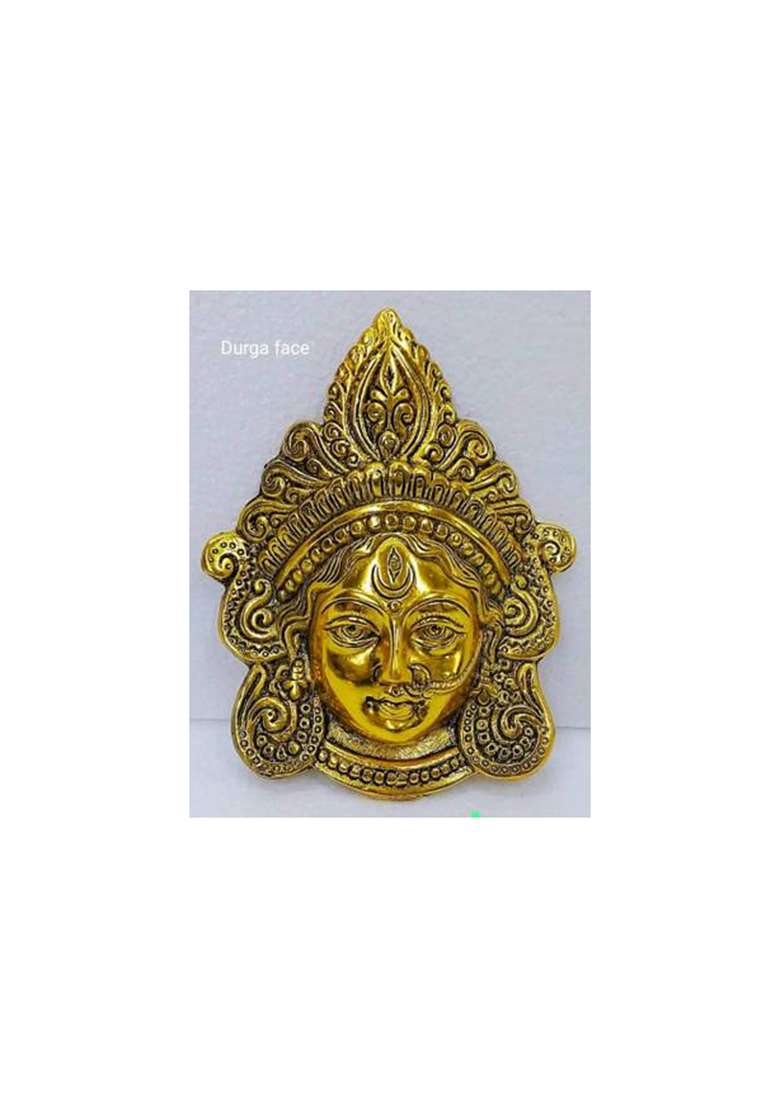Rmcg Traders 02 Single Pess Decorative Showpiece - 18 Cm(Aluminium Gold) - Indya