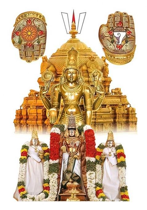 God Tirupati Balaji Lord Venkateswara Swamy Hindu Religious Vinyl Sticker For Home Dcor Fine Art Print(18 Inch X 24 Inch)