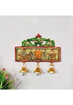 Shri Astha Vinayak Decorative Showpiece - 15 Cm(Metal Gold)