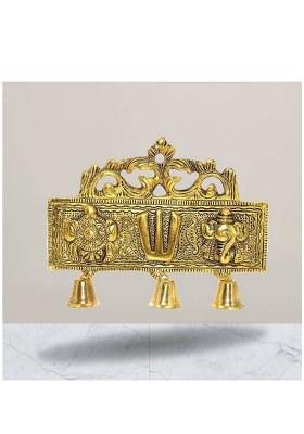 Shri Astha Vinayak Decorative Showpiece - 16 Cm(Aluminium Gold)