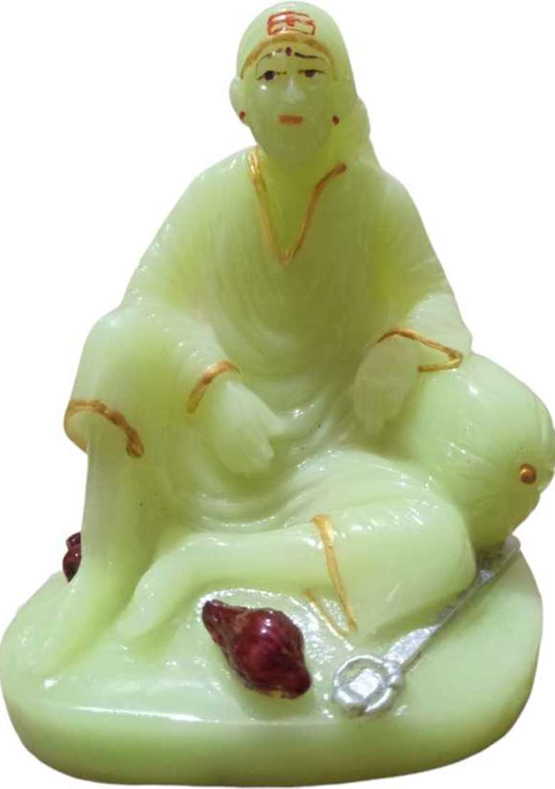 Saichha Gifts Decorative Showpiece - 11 Cm(Marble Multicolor) - Indya