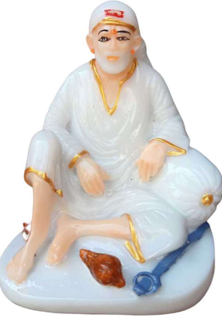 Saichha Gifts Decorative Showpiece - 11 Cm(Marble Multicolor) - Indya