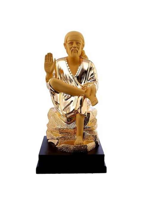 Brigo Decorative Showpiece - 32 Cm(Polyresin Gold)