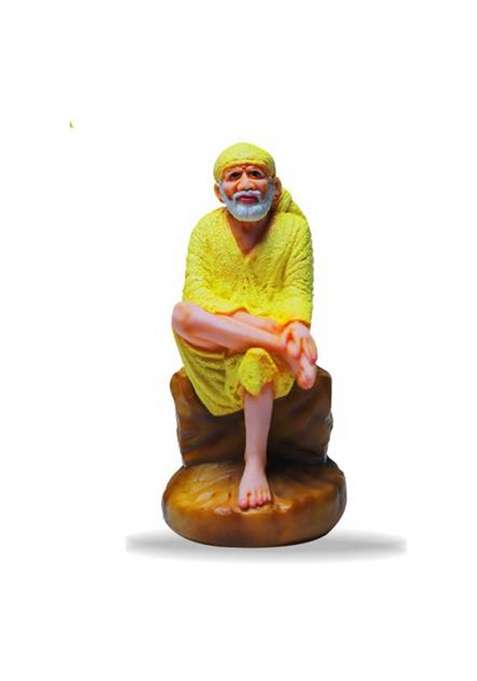 Sai Divya Saibabapras Decorative Showpiece - 13 Cm(Marble Multicolor)