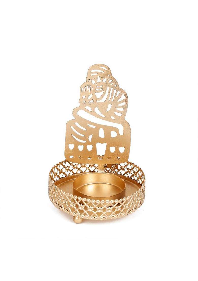 Krishnagallery1 Orange Marble Finish Original Sai Baba Statue Antique Statue Decorative Showpiece - 20 Cm(Polyresin Orange) - Indya