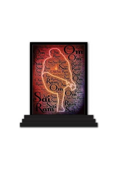 Vprint Quality Decorative Showpiece - 13 Cm(Wood Multicolor)