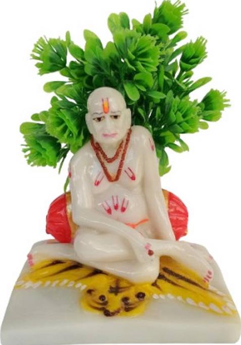 Gargico Decorative Showpiece - 8 Cm(Marble White)