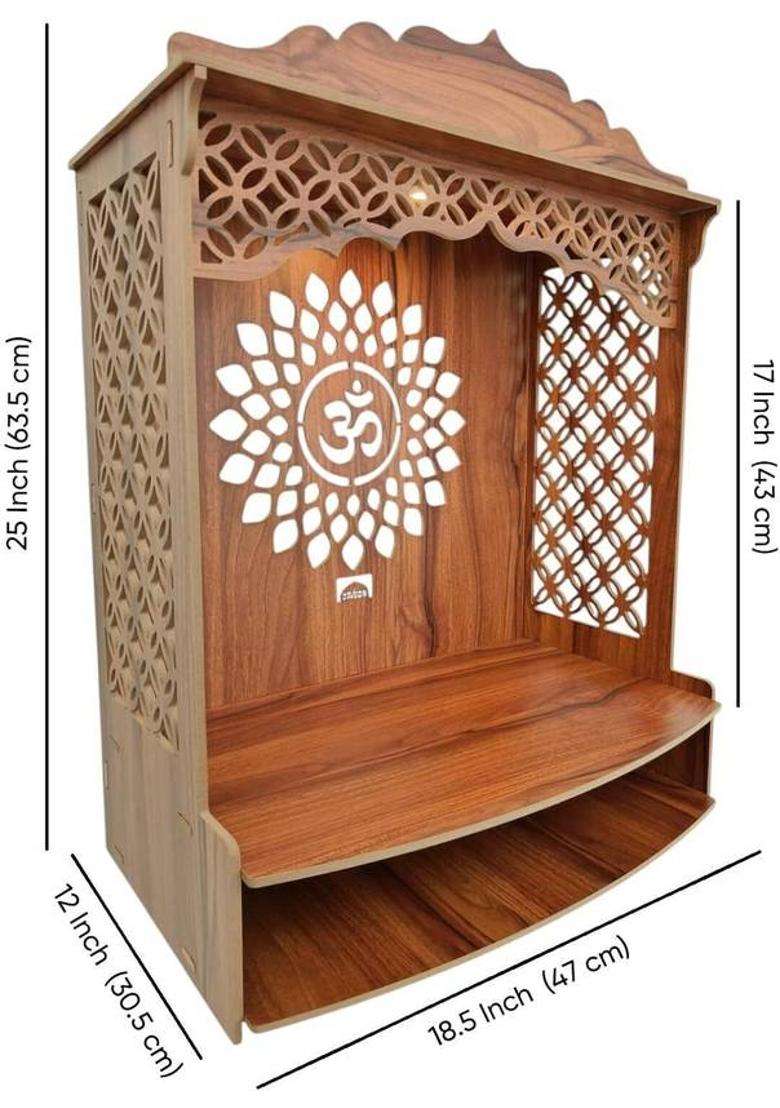 KRUZLY Solid Wood Home Temple(Height 10 Knock Down) - Indya