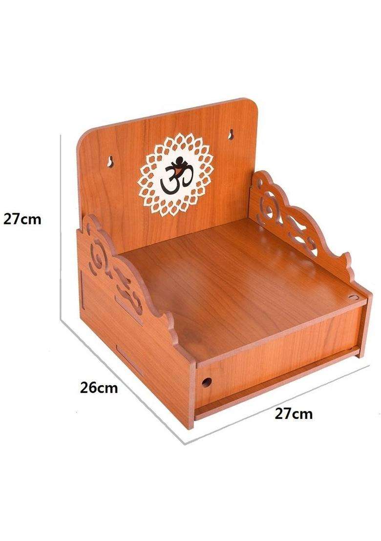 HOSTK Engineered Wooden Temple for Home Indian Art Work Wooden Temple Engineered Wood Home Temple(Height 27 DIY(Do-It-Yourself)) - Indya