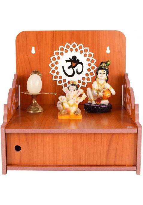 HOSTK Engineered Wooden Temple for Home Indian Art Work Wooden Temple Engineered Wood Home Temple(Height 27 DIY(Do-It-Yourself))