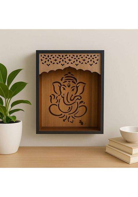 har ghar khushi Engineered Wood Home Temple(Height 60 Pre-assembled)