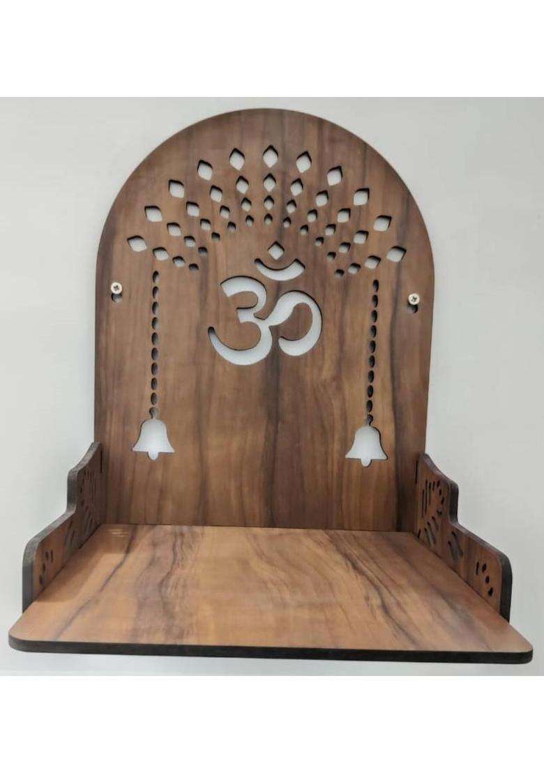 Mandiram TEMPLE 10003 DRK Engineered Wood Home Temple(Height 25 Pre-assembled) - Indya
