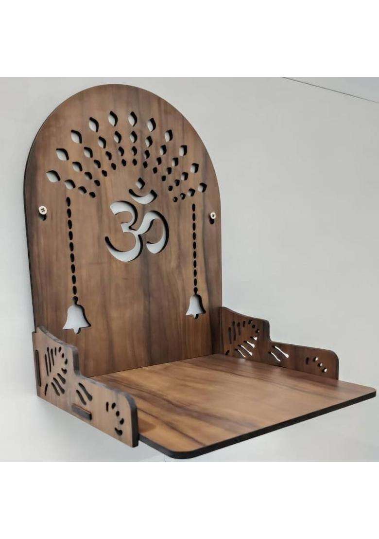 Mandiram TEMPLE 10003 DRK Engineered Wood Home Temple(Height 25 Pre-assembled) - Indya