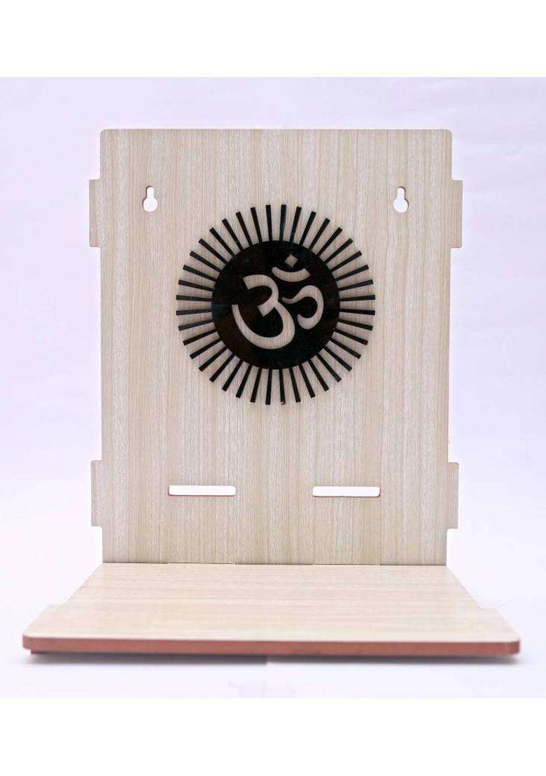 MAHIRSART ART Wooden Wall Mounted Hanging Puja Mandir for Home Wall Engineered Wood Home Temple(Height 40 DIY(Do-It-Yourself)) - Indya