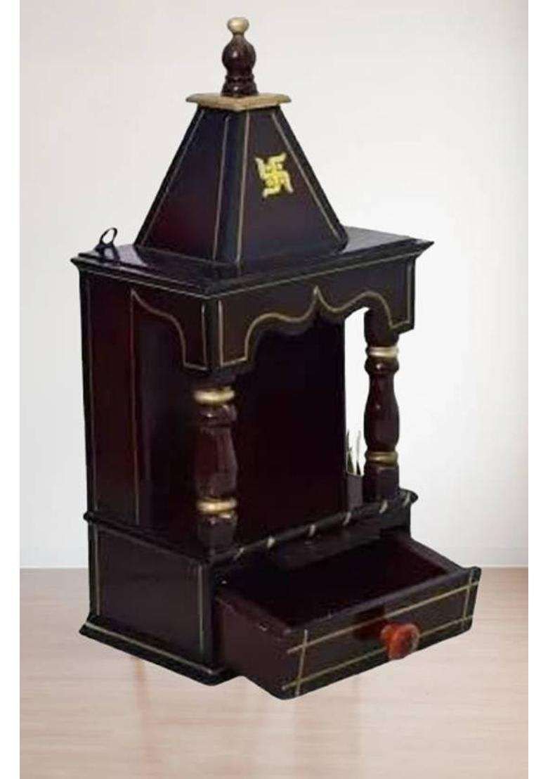 ECILAK Solid Wood Home Temple(Height 54 Pre-assembled) - Indya