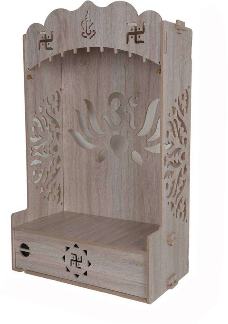 JrWall ART Home Temple Engineered Wood Home Temple(Height 60.96 DIY(Do-It-Yourself)) - Indya