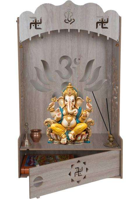 JrWall ART Home Temple Engineered Wood Home Temple(Height 60.96 DIY(Do-It-Yourself))