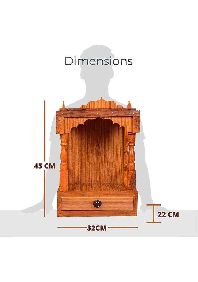 Nivistar Enterprises. Engineered Wood Home Temple(Height 45 DIY(Do-It-Yourself)) - Indya