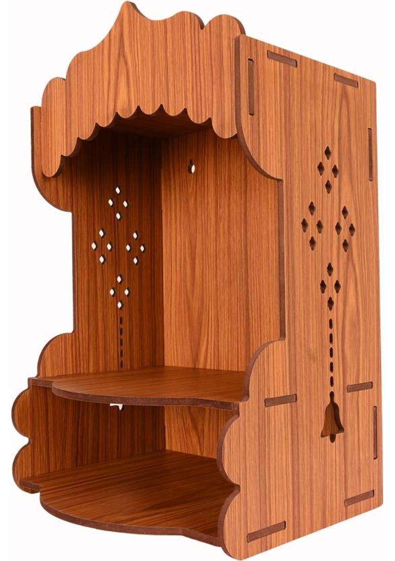 PIPLYA ENTERPRISES Home Temple Engineered Wood Home Temple(Height 35.5 DIY(Do-It-Yourself)) - Indya