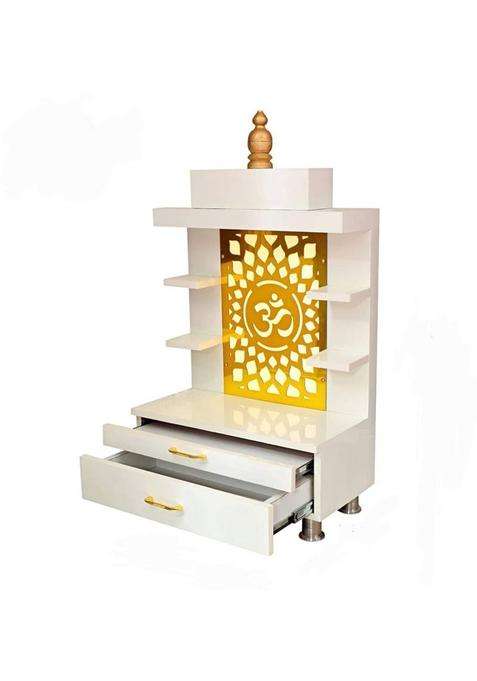 artofindia ART-84 Solid Wood Home Temple(Height 100 Pre-assembled)