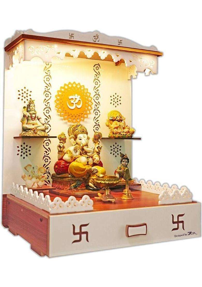 7CR Premium Temple Engineered Wood Home Temple(Height 50.8 Pre-assembled) - Indya