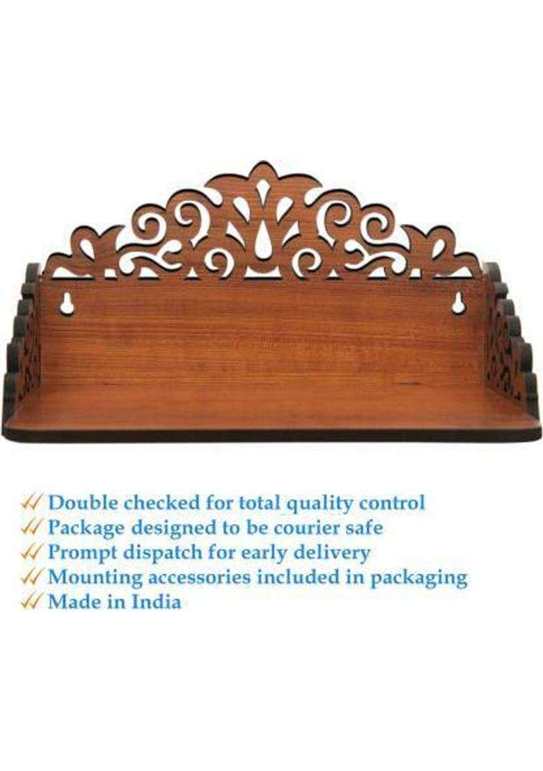 SRM Premium Wooden Temple For Home Office Decor52 Engineered Wood Home Temple(Height 15 DIY(Do-It-Yourself)) - Indya