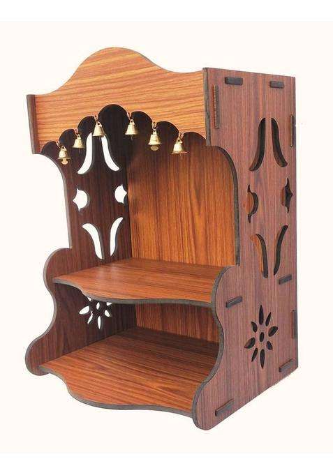Teakwood TMPL016GNENA Engineered Wood Home Temple(Height 34 DIY(Do-It-Yourself))