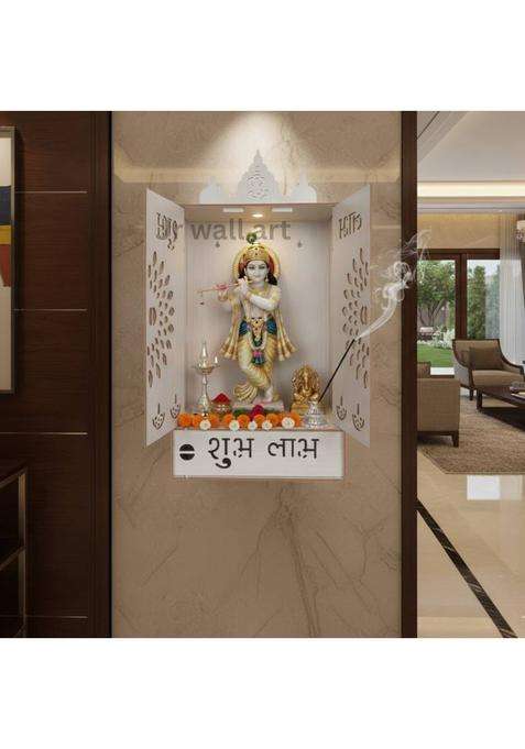 JrWall ART Home Temple Engineered Wood Home Temple(Height 60.96 DIY(Do-It-Yourself))