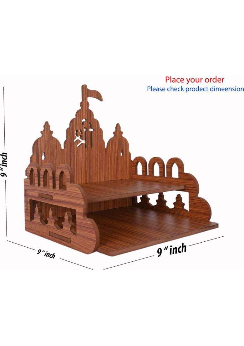 JrWall ART Engineered Wood Home Temple(Height 22.86 DIY(Do-It-Yourself)) - Indya