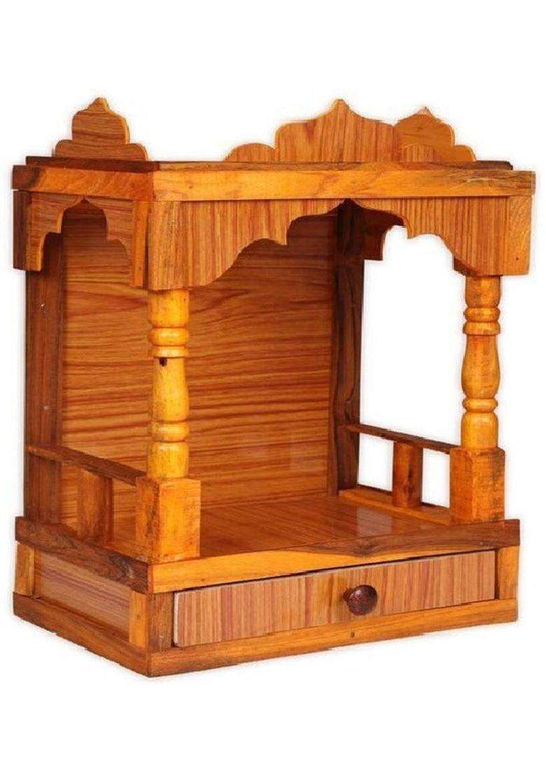 Aqua Ace Engineered Wood Home Temple(Height 53 Pre-assembled) - Indya