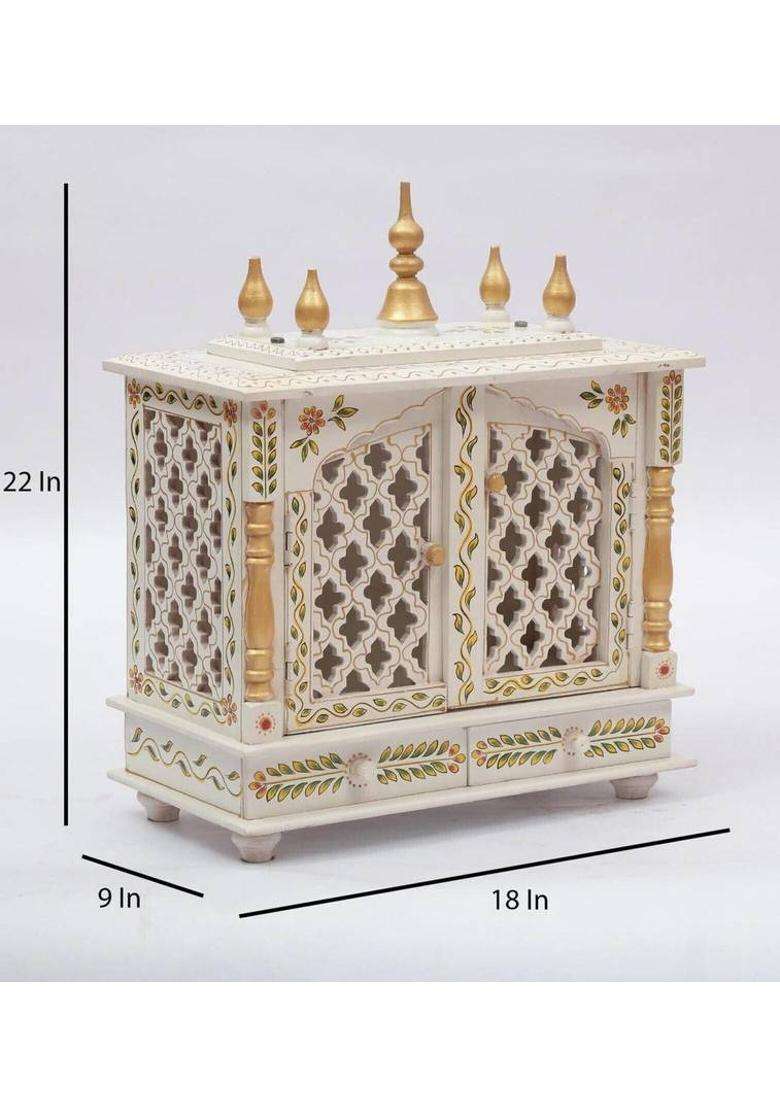 AMORINI Solid Wood Home Temple(Height 55 Pre-assembled) - Indya