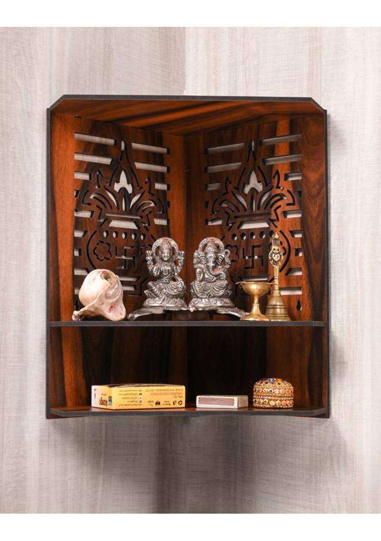 TrendyHouse Engineered Wood Home Temple(Height 35.56 DIY(Do-It-Yourself)) - Indya