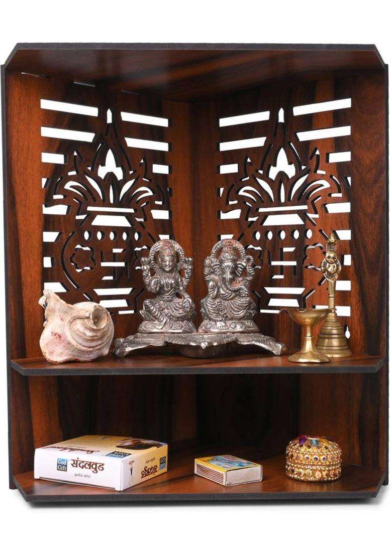 TrendyHouse Engineered Wood Home Temple(Height 35.56 DIY(Do-It-Yourself)) - Indya