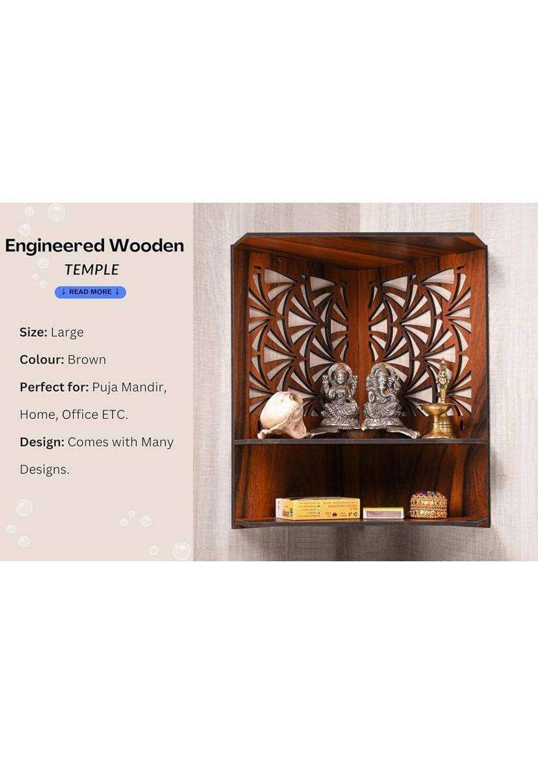 TrendyHouse Engineered Wood Home Temple(Height 35.56 DIY(Do-It-Yourself)) - Indya
