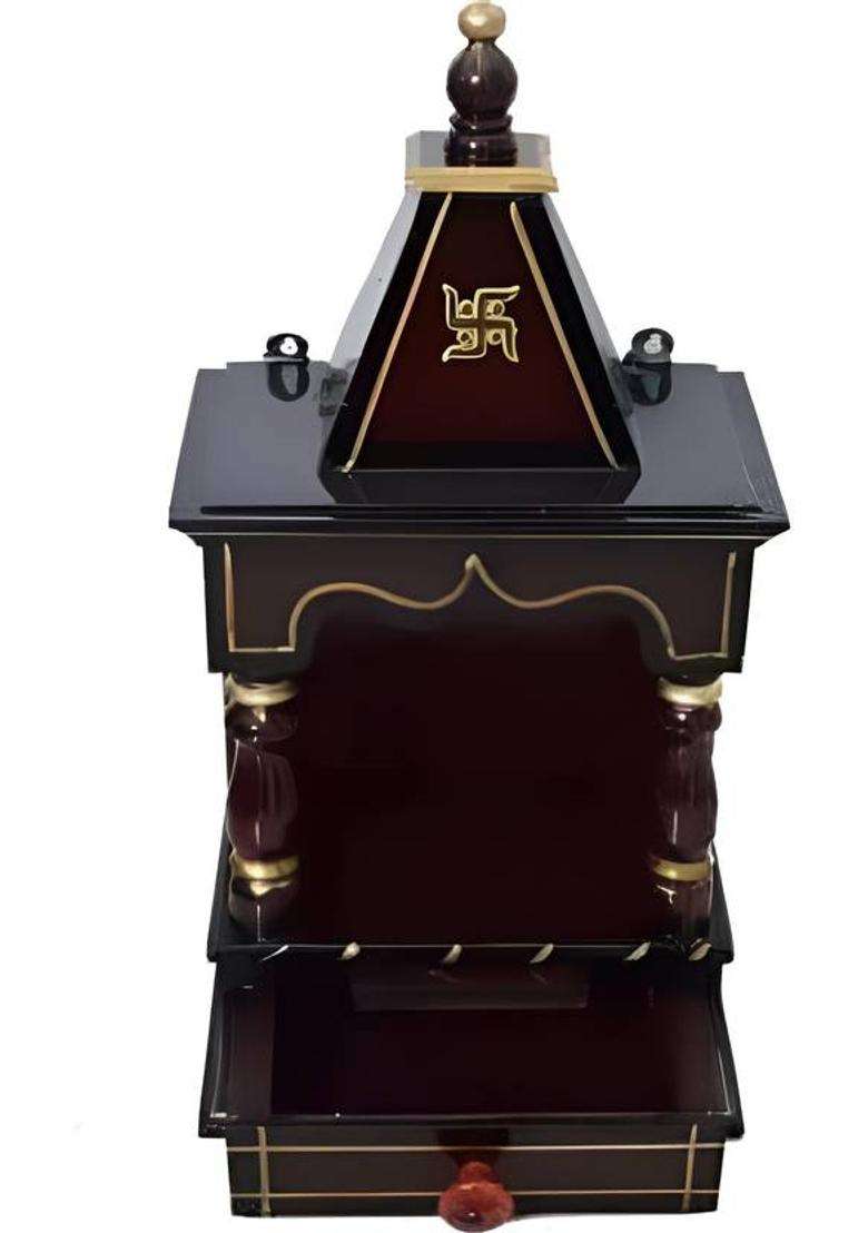 ECILAK solid wooden temple for office Solid Wood Home Temple(Height 54 Pre-assembled) - Indya