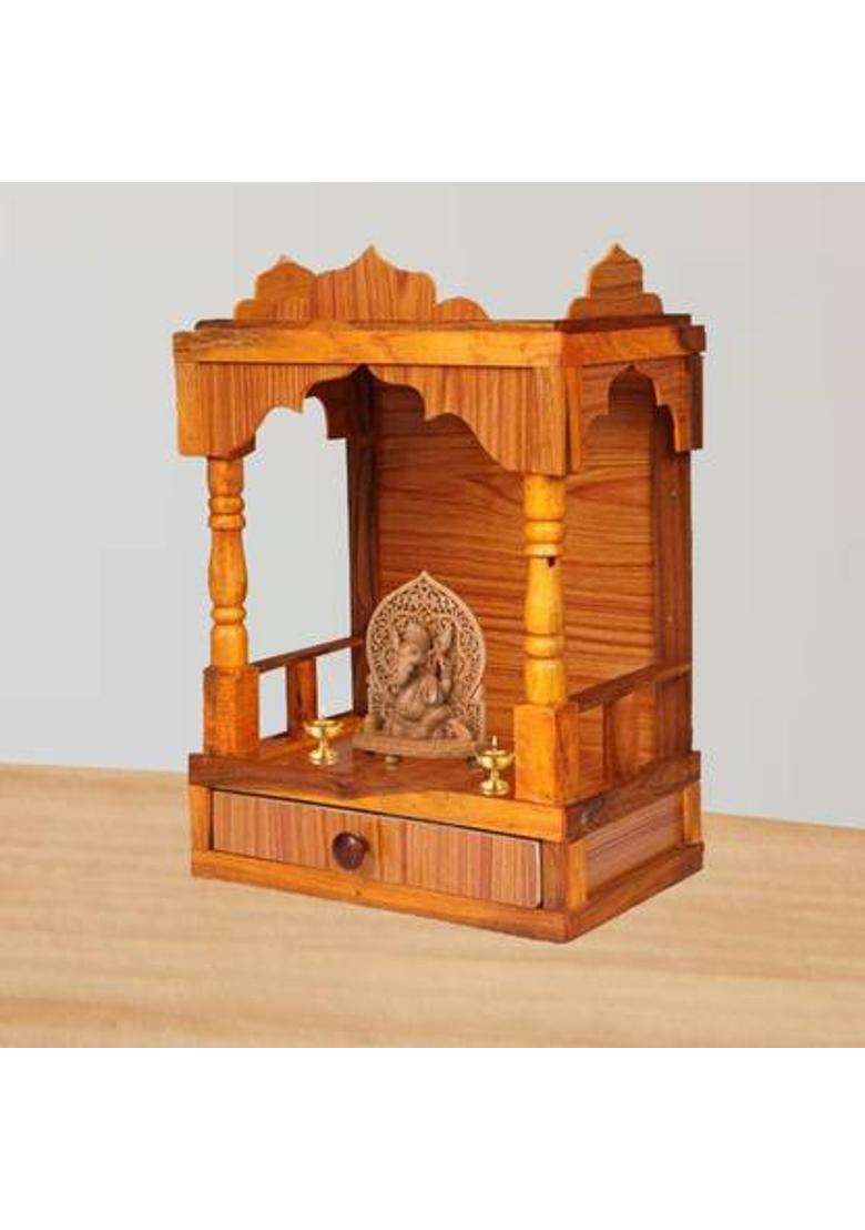 Aqua Ace Engineered Wood Home Temple(Height 45 Pre-assembled) - Indya