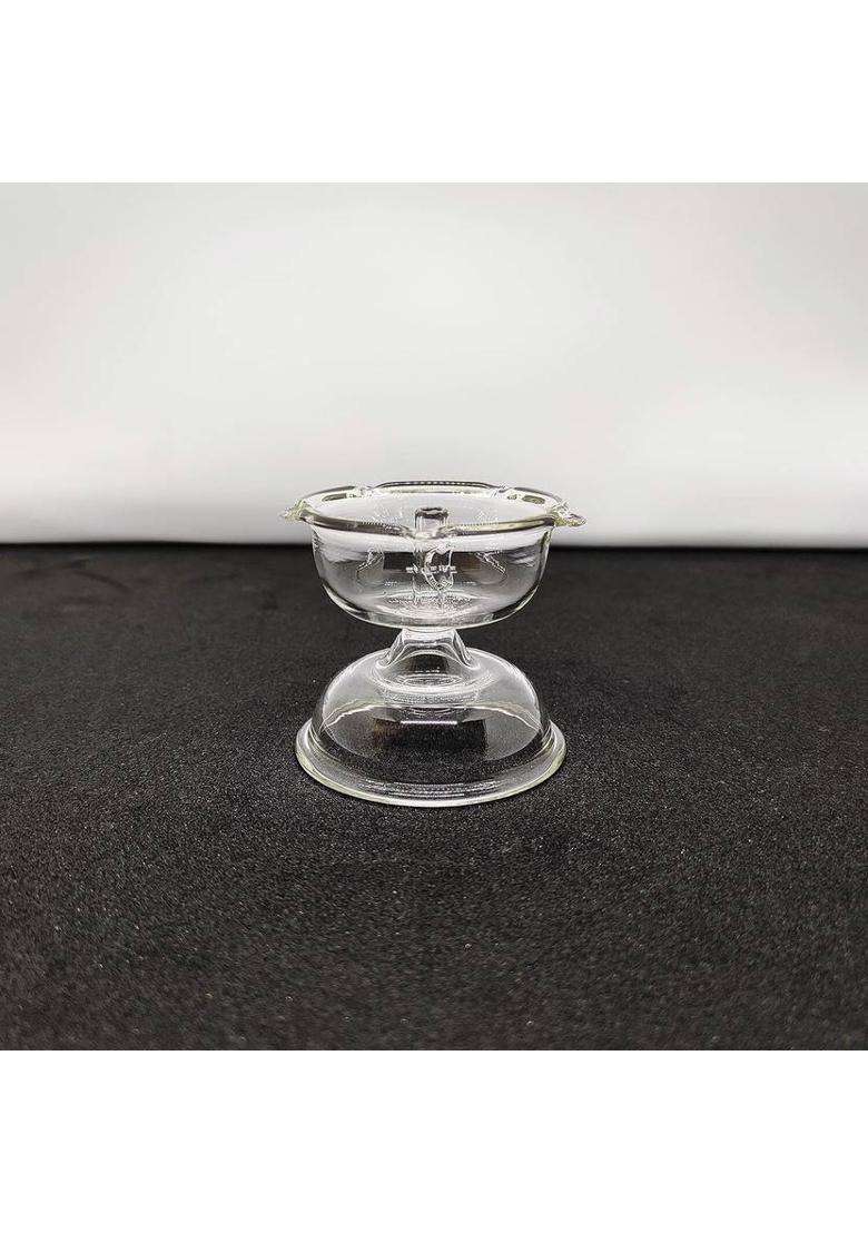 Sidhhi Glass Table Diya Set(Height 15 inch) - Indya